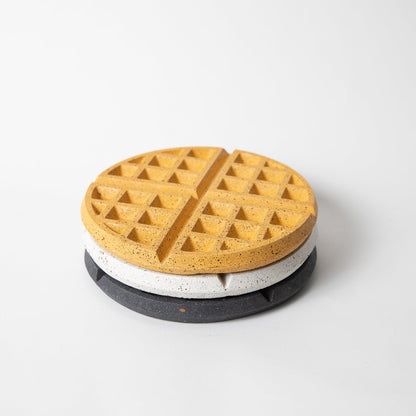 Waffle Trivet | White Terrazzo