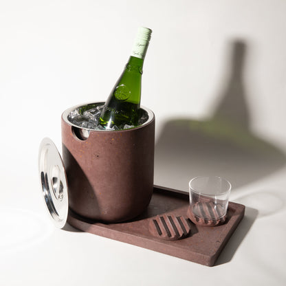 Ice Bucket Tray | Sumac Terrazzo