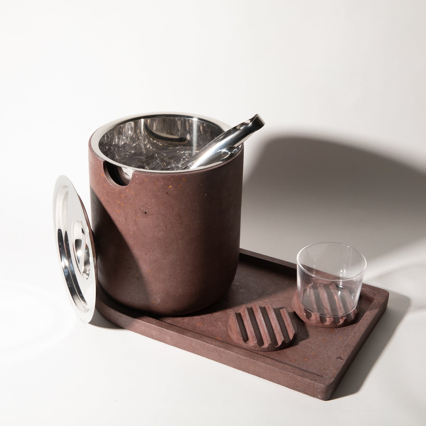 Ice Bucket Tray | Sumac Terrazzo