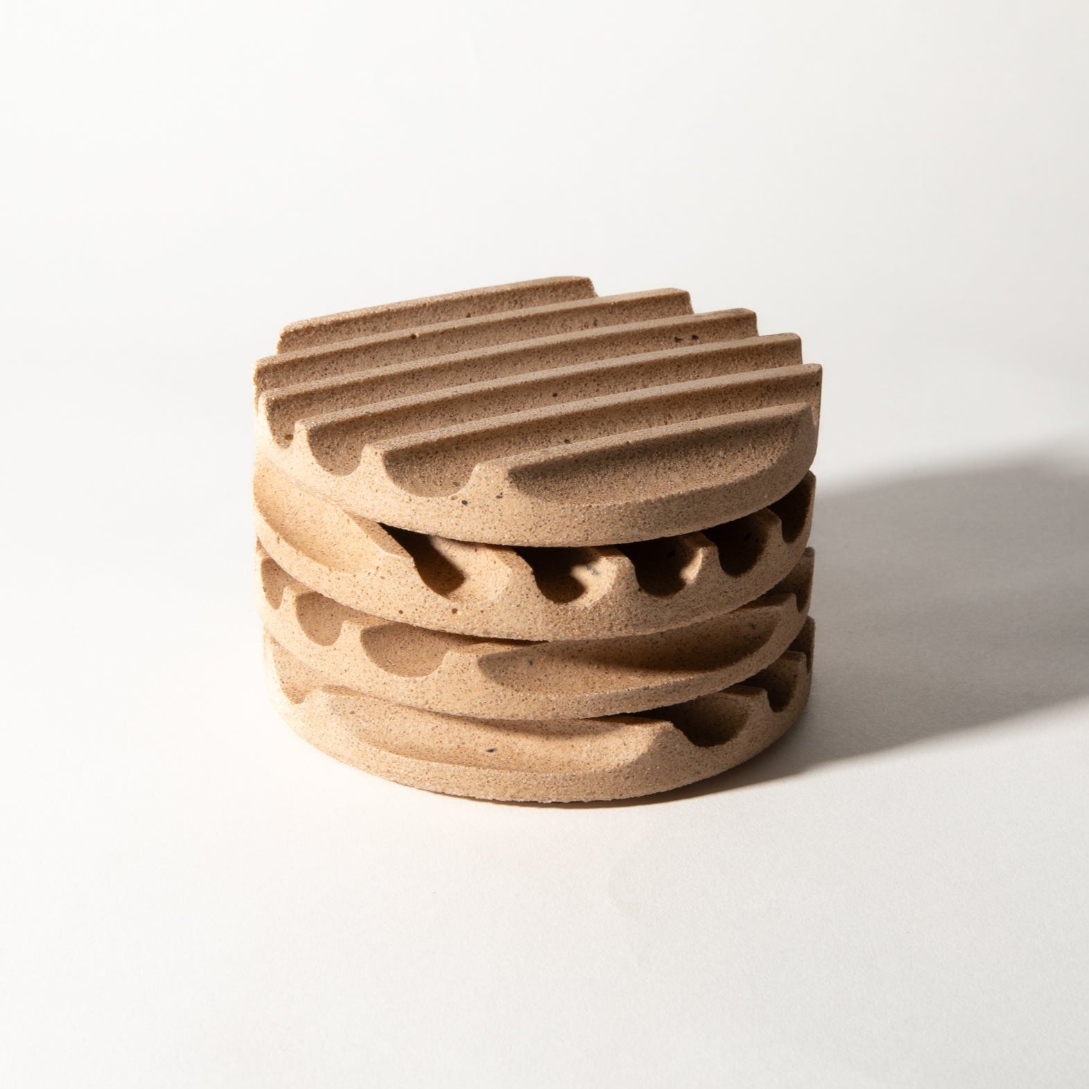 Coaster Set | Peach Terrazzo - pretti.cool