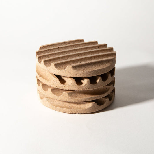 Coaster Set | Peach Terrazzo - pretti.cool
