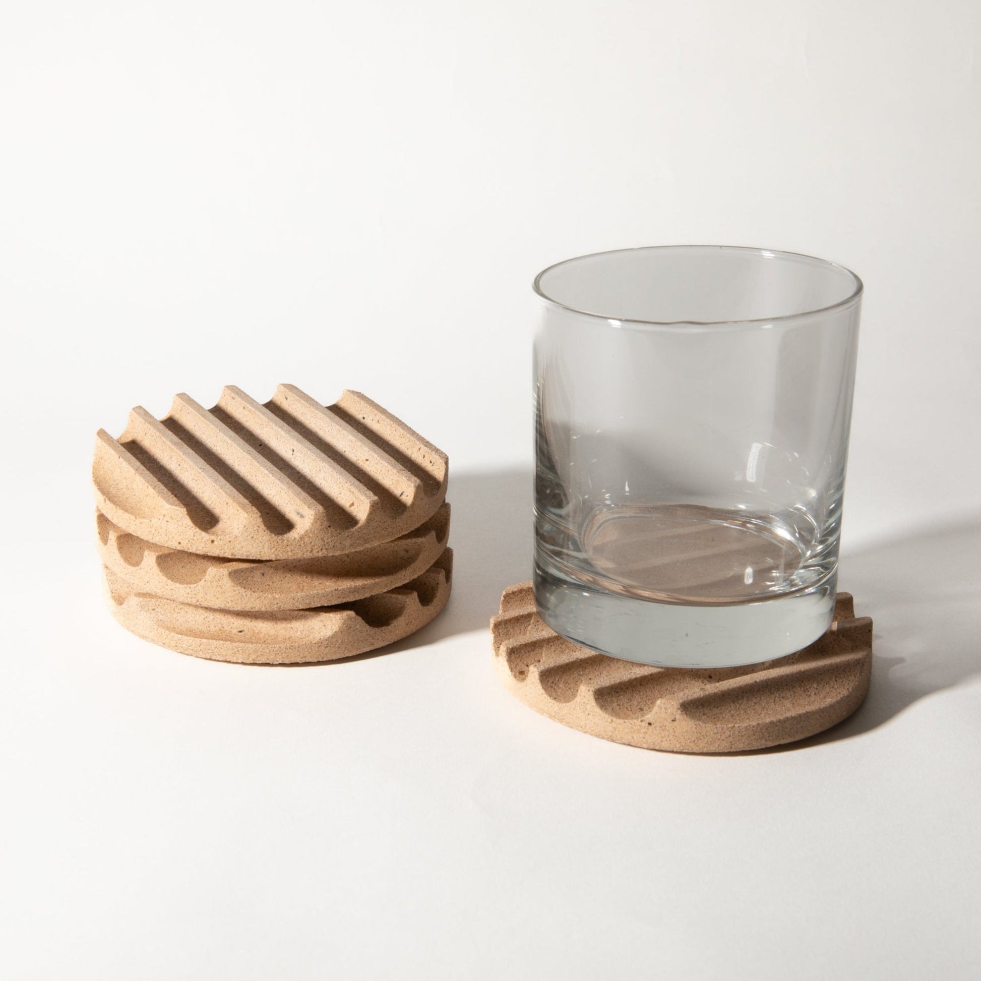 Coaster Set | Peach Terrazzo - pretti.cool
