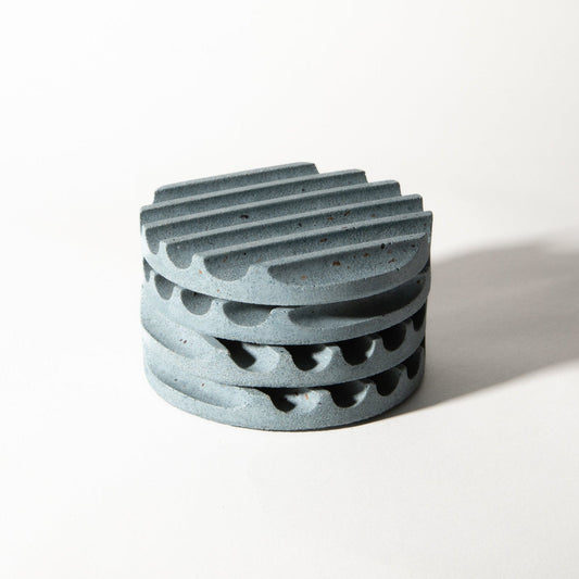 Coaster Set | Light Blue Terrazzo - pretti.cool