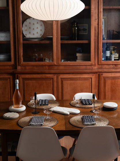 Oven Mitt Trivet | White Terrazzo