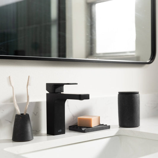 Toothbrush Holder | Black Terrazzo - pretti.cool