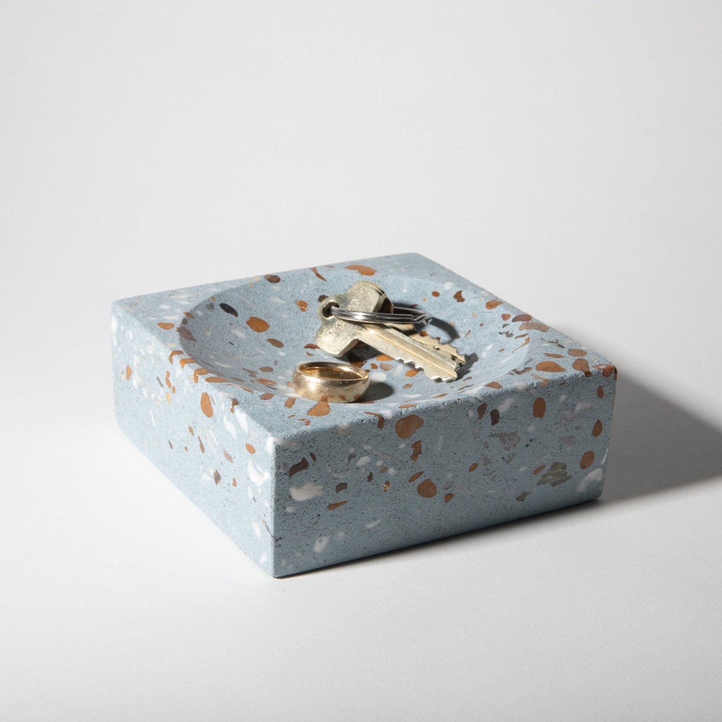 Block Catch All | Light Blue Terrazzo