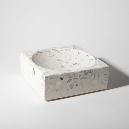 Block Catch All | White Terrazzo