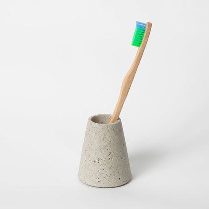 Toothbrush Holder | Natural Terrazzo - pretti.cool