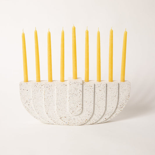 Menorah | White Terrazzo - pretti.cool