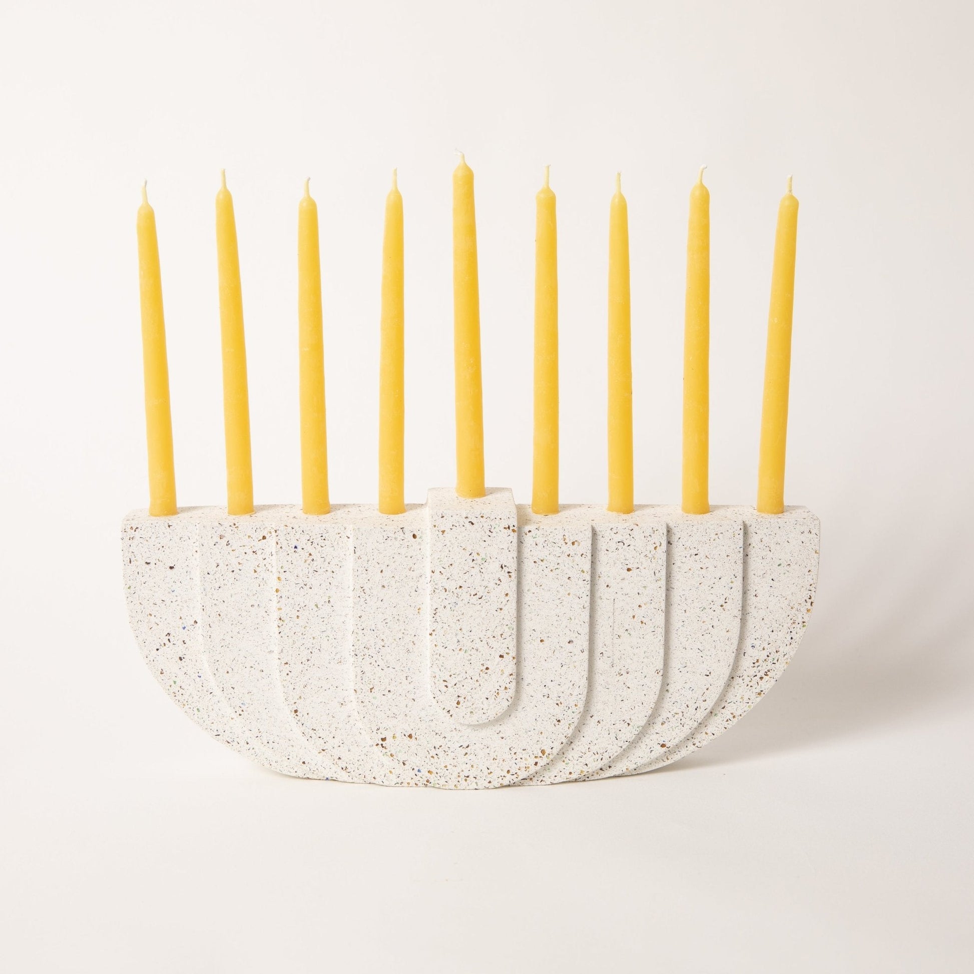 Menorah | White Terrazzo - pretti.cool