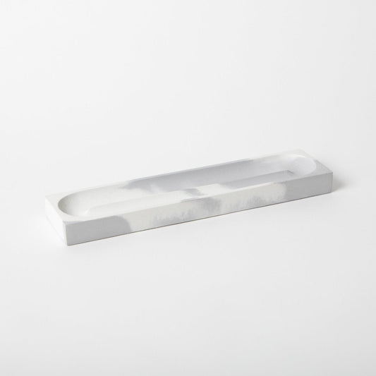 Pencil Tray | Grey & White - pretti.cool