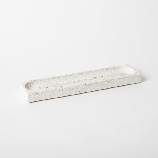 Pencil Tray | White Terrazzo - pretti.cool