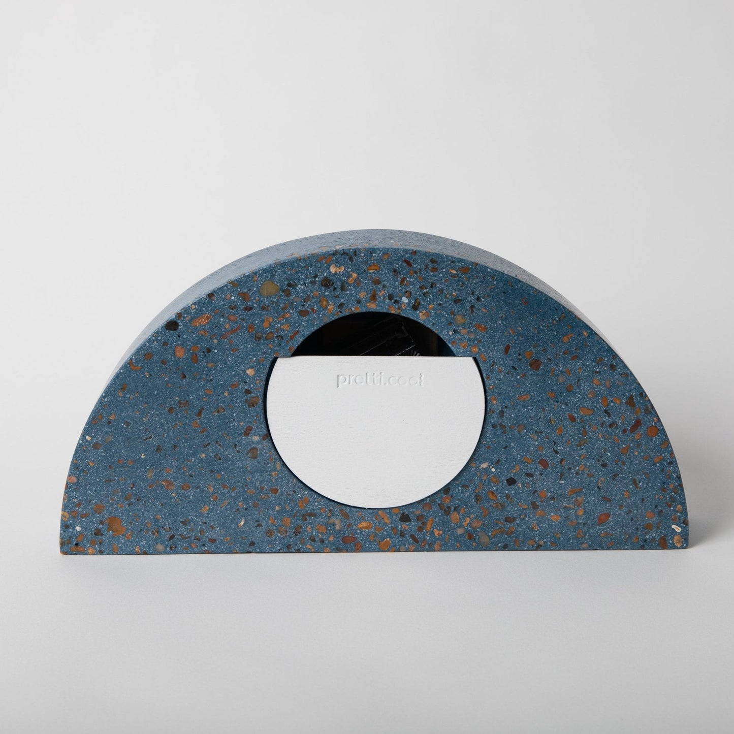 Mantle Clock | Cobalt Terrazzo - pretti.cool