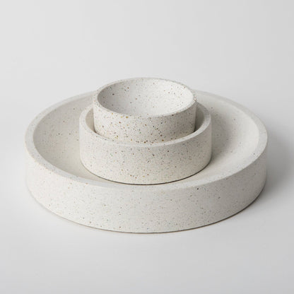 5" Catch-All | White Terrazzo - pretti.cool