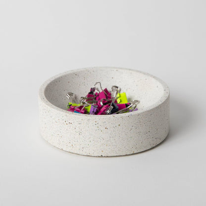 5" Catch-All | White Terrazzo - pretti.cool