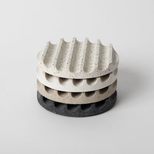 Coaster Set | Terrazzo Grey Scale - pretti.cool