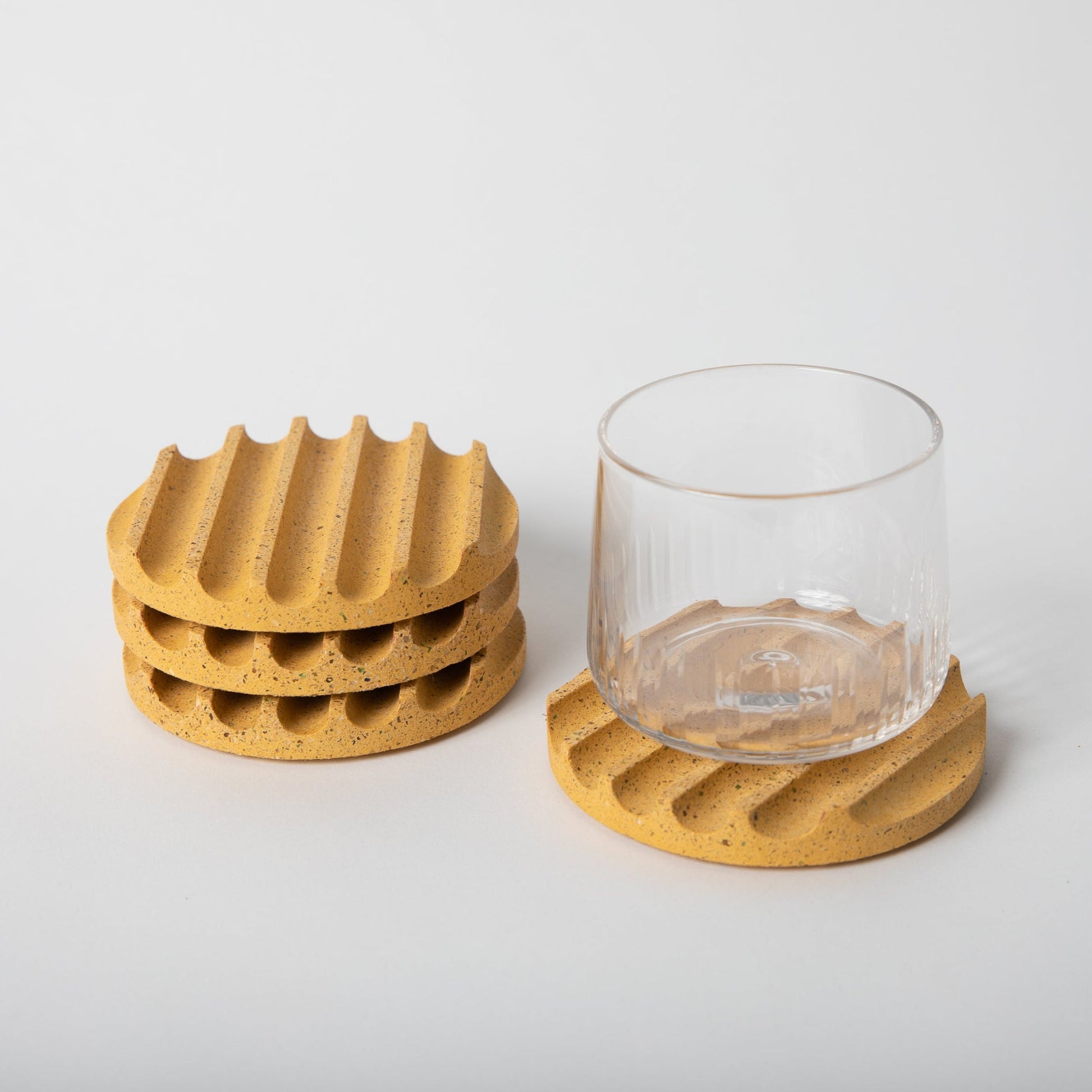 Coaster Set | Marigold Terrazzo - pretti.cool