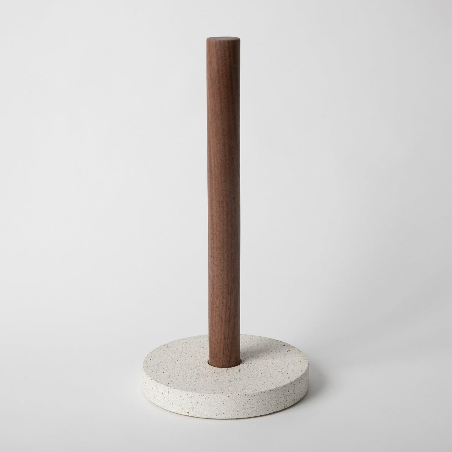 Paper Towel Holder | White Terrazzo