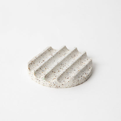 Mini Soap Dish | White Terrazzo