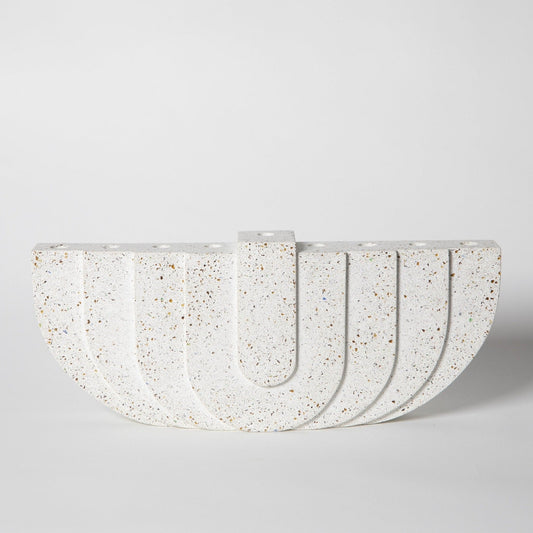 Menorah | White Terrazzo - pretti.cool