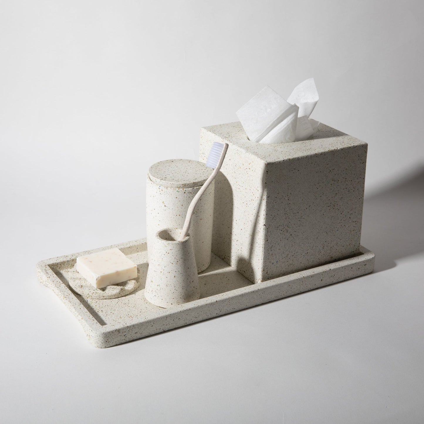 Decorative Tray | White Terrazzo - pretti.cool