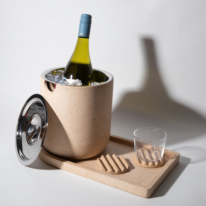 Ice Bucket | Peach Terrazzo