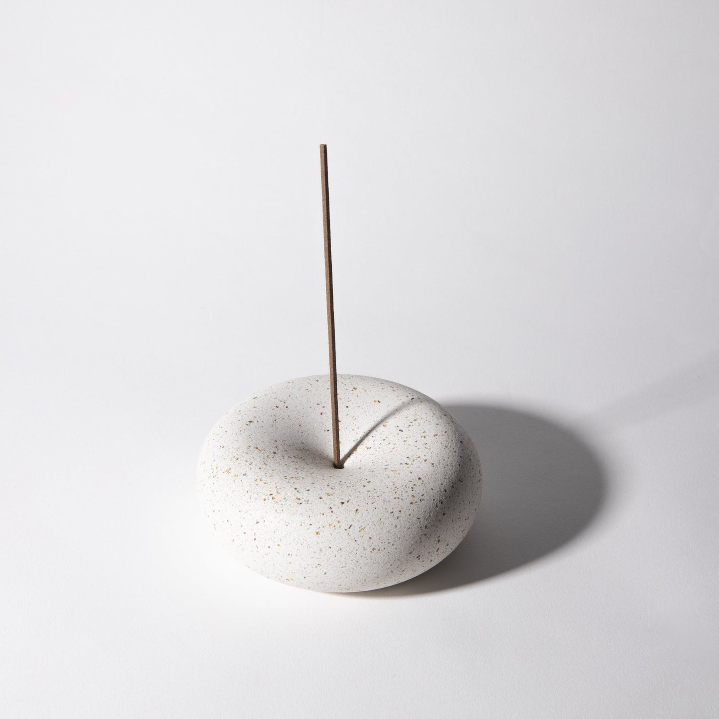 Bubble Incense Holder | White Terrazzo