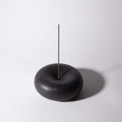 Bubble Incense Holder | Black Terrazzo