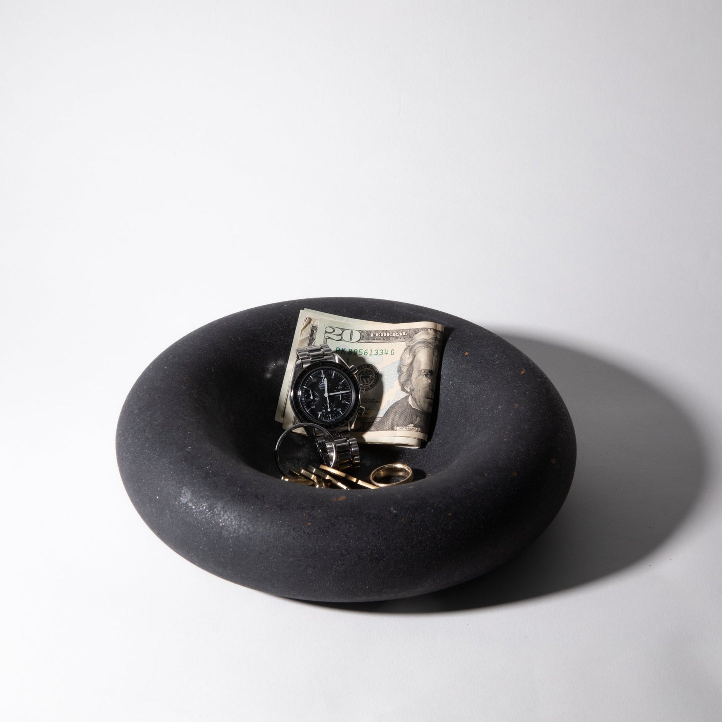 Bubble Catch All (Large) | Black Terrazzo