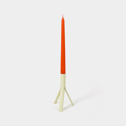 Rocket Candle Holder - Cream