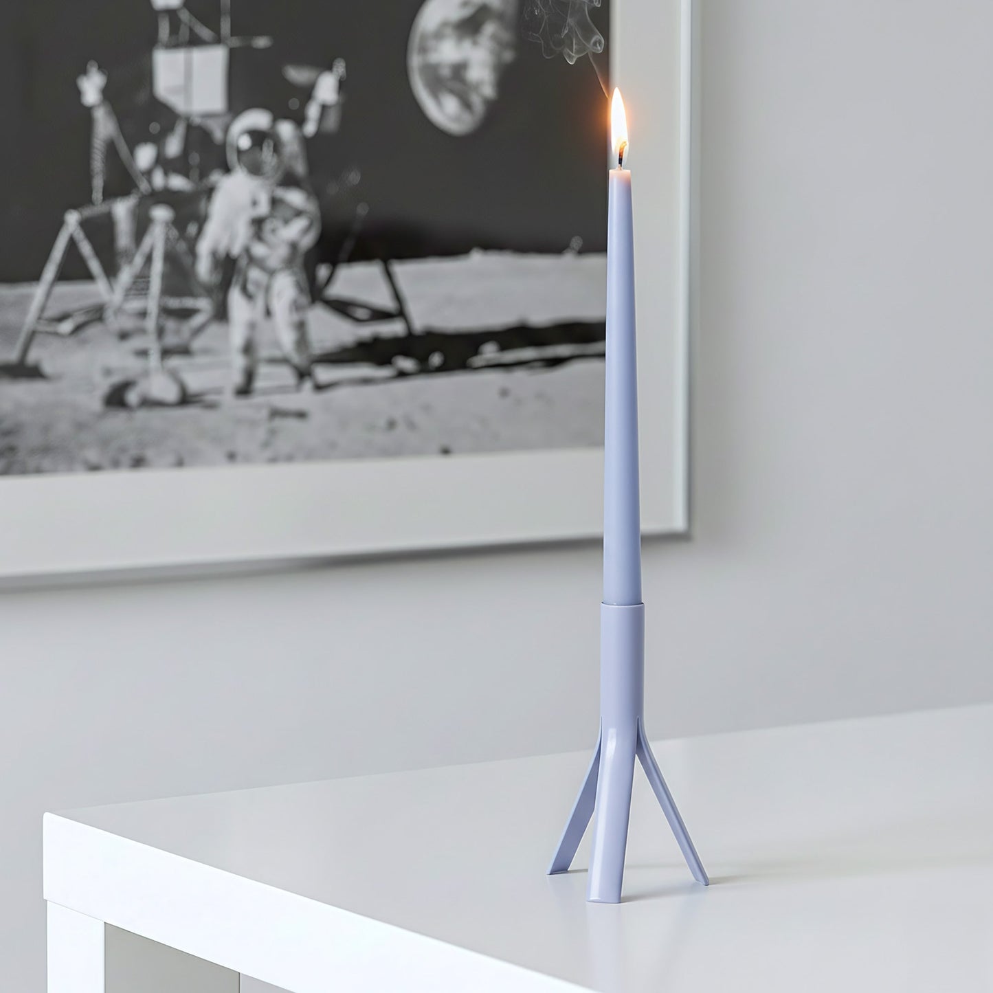 Rocket Candle Holder - Lavender
