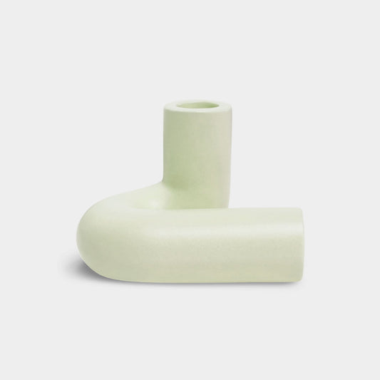 Templo Candle Holder in light mint by OCTAEVO