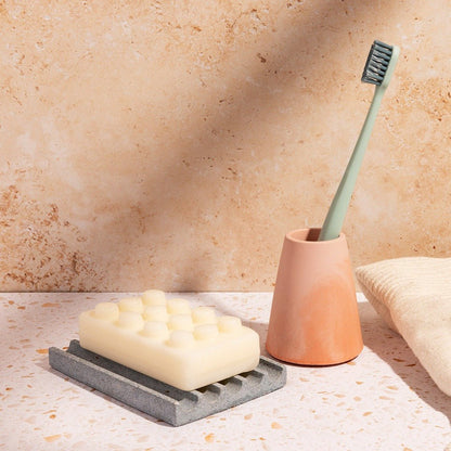 Toothbrush Holder | Pink & Coral - pretti.cool