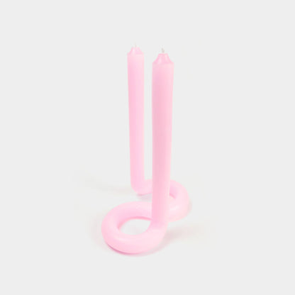 Twist Candle - Light Pink