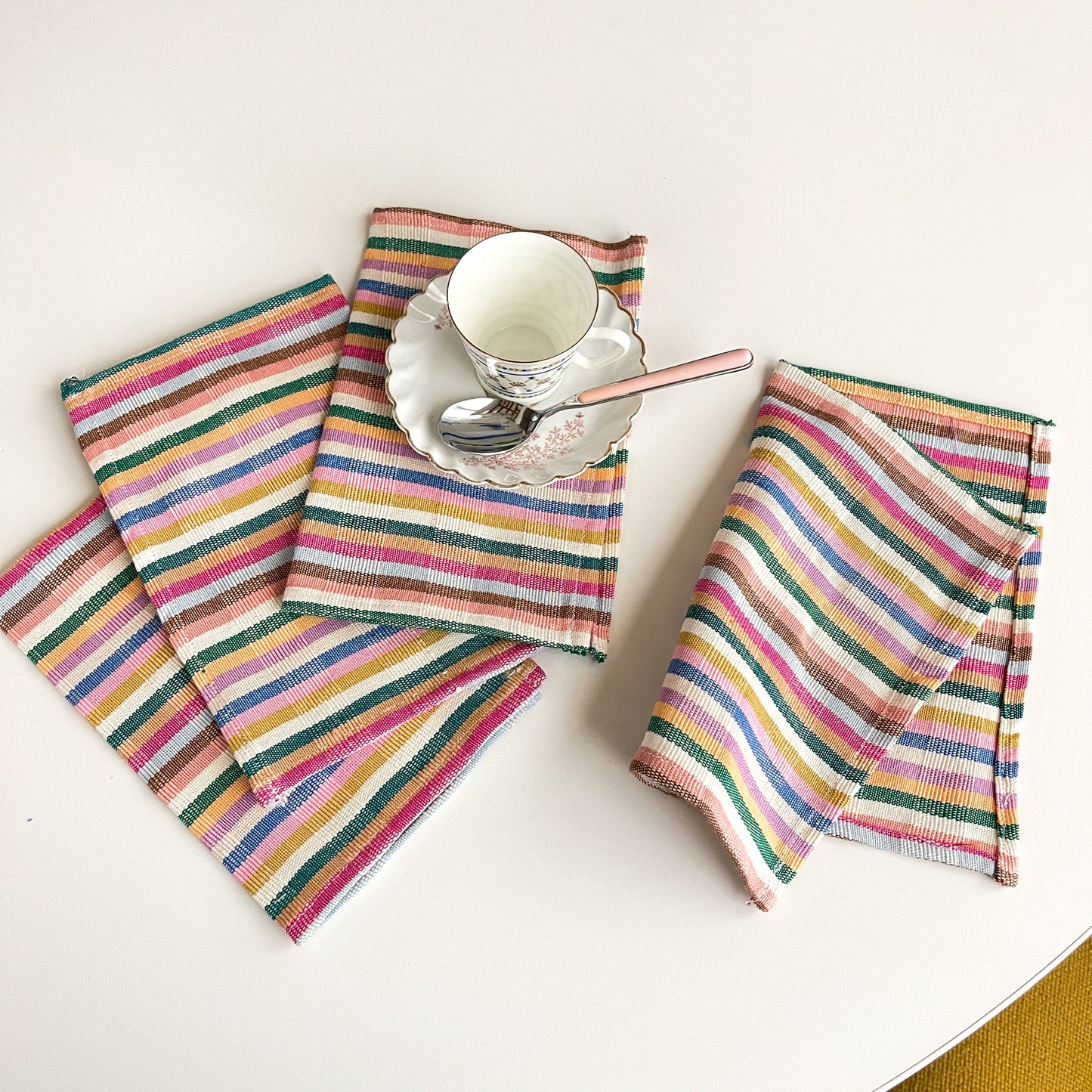 Valentina Rainbow Cocktail Napkin, Set of 4