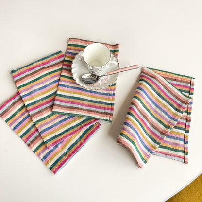 Valentina Rainbow Cocktail Napkin, Set of 4