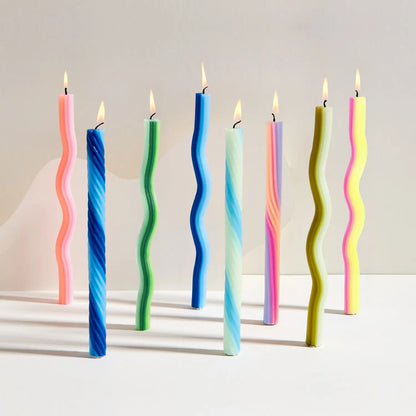 Wiggle Candles - Triple Green (2 pack)
