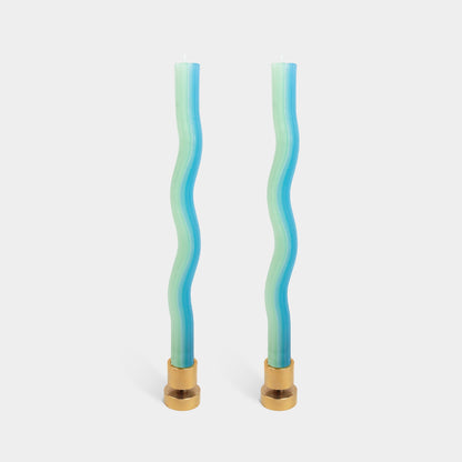 Wiggle Candles - Mint (2 pack)