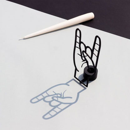 CandleHand Taper Candle Holder - You Rock